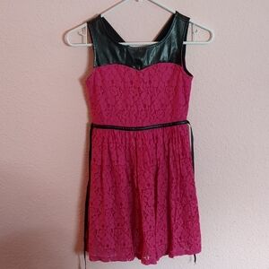 Speechless Black and Pink Girl's Size 10 Dress